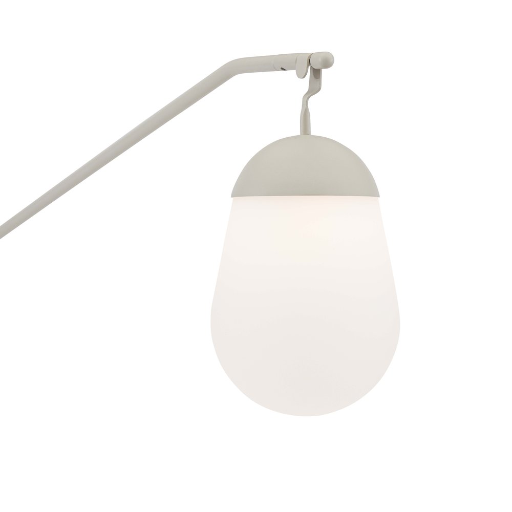 Solna 183 см, торшер бежевый/натуральный, алюминий/тик 6