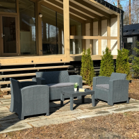 Комплект мебели Royal Family LANA LUX S графит