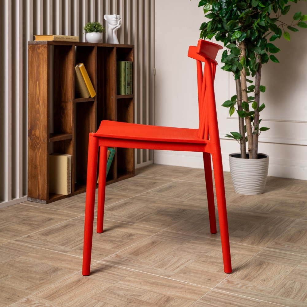 Комплект обеденных стульев Royal Family KAI (4 шт.) красный 6