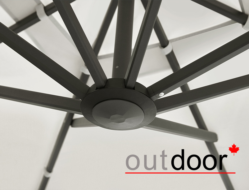 Зонт садовый OUTDOOR Малибу, айвори 4