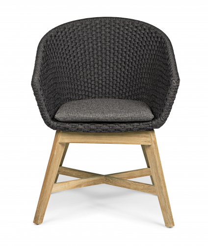 Кресло плетеное с подушкой Coachella 2