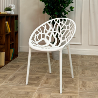 Стул из пластика RoyalFamily Aria (Ария) цвет белый