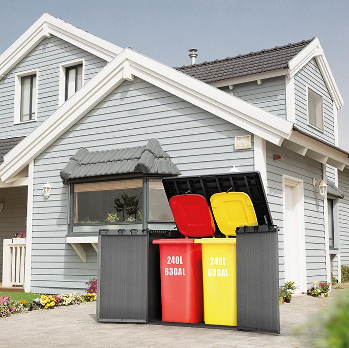 Ящик-шкаф Дарвин (Darwin) 1150 л, графит 6