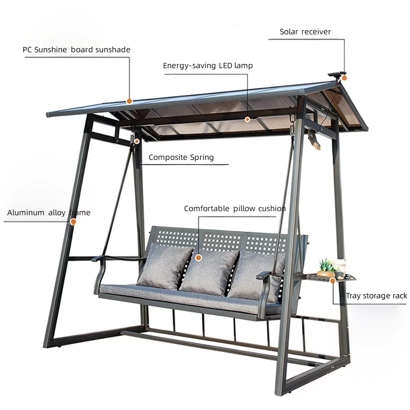 Качели из алюминия GRAF III 5