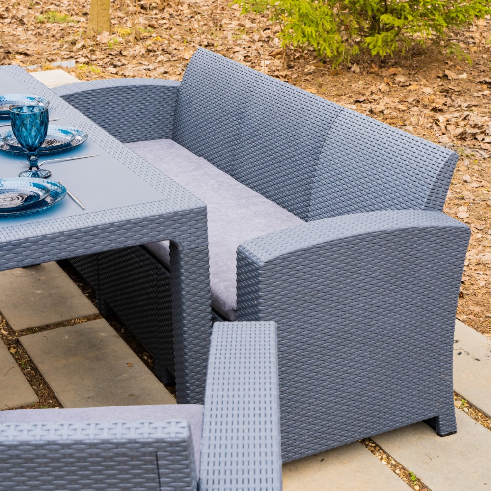 Комплект Royal Family GRAND LANA LUX DINING XL графит 3