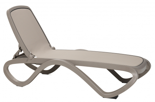 Шезлонг-лежак пластиковый Omega 1