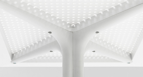 Стол пластиковый обеденный Clip 70, антрацит, 700х700х750 мм 6