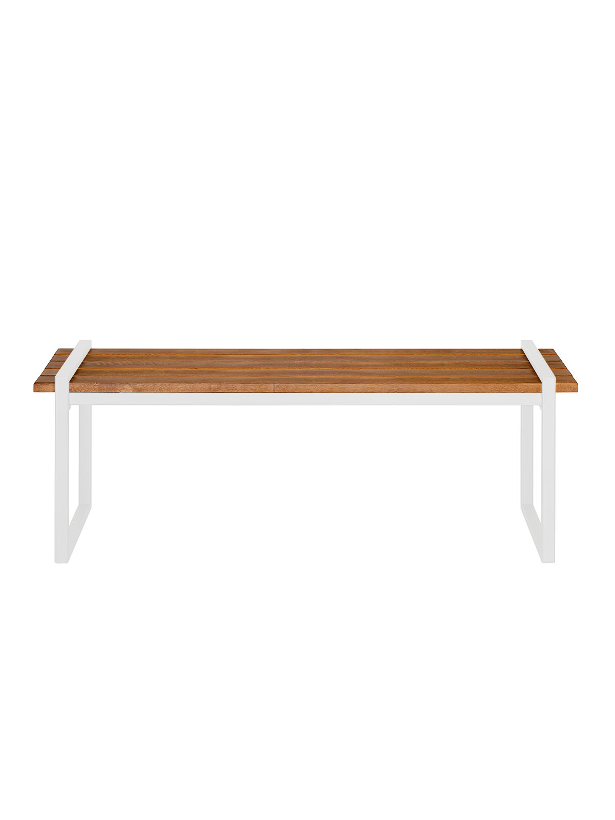 Скамья уличная FJORD, белая 1