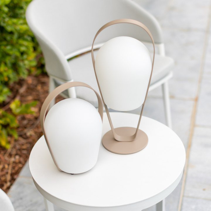 Solna 29 см, лампа бежевый, алюминий/полимер 6