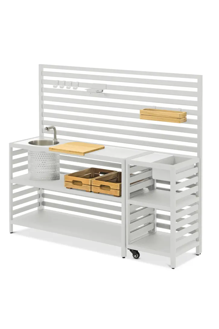 Арвика Кухня белый, алюминий 1