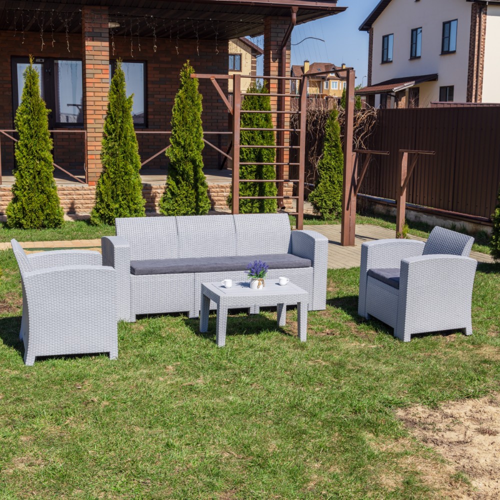 Комплект мебели Royal Family LANA LUX M светло-серый 3