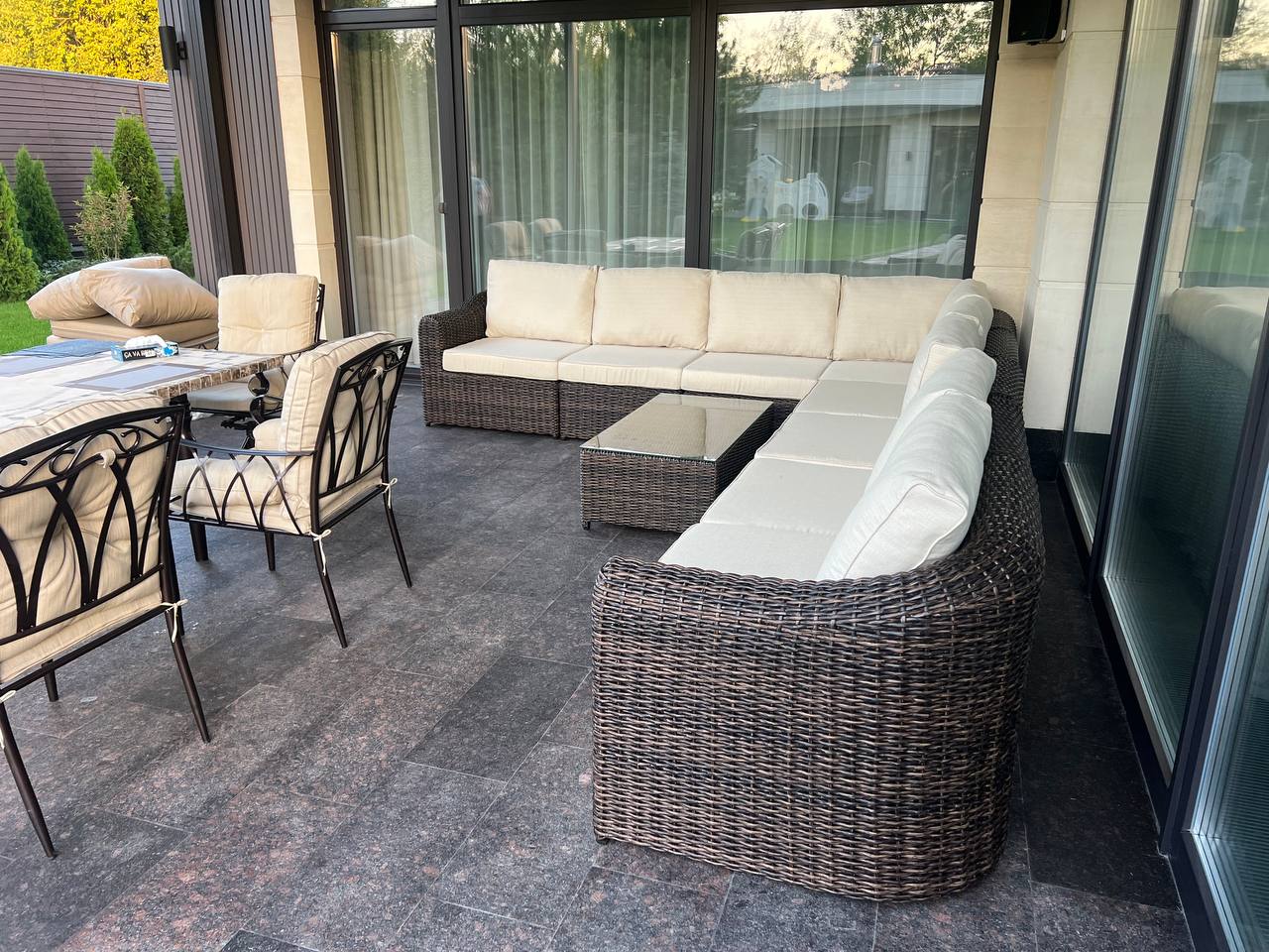 Диван модульный угловой ROTANG LUX MALAGA 4