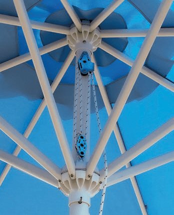 Зонт профессиональный 3х3 м Rimini Standard серо-коричневый 3