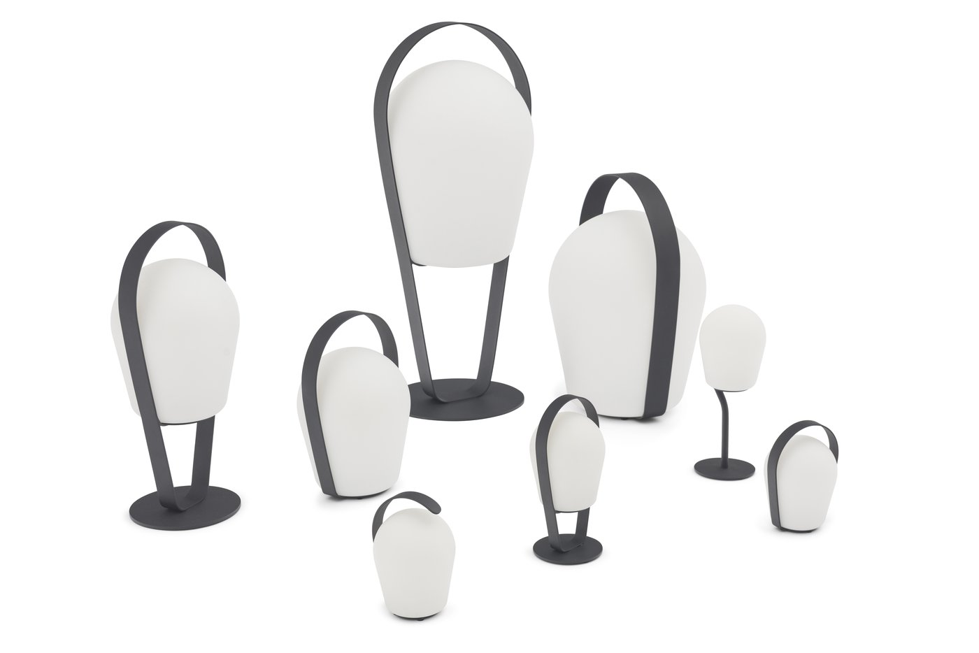 Solna 16 см, лампа антрацит, алюминий/полимер - 2 3