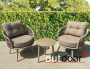 Комплект мебели кофейный OUTDOOR Сан-Ремо (2 кресла, кофейный стол), капучино