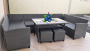 Комплект плетеной мебели AFM-370A Dark Grey