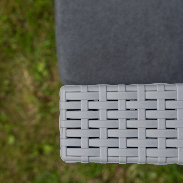 Двухместный диван пластиковый Royal Family LANA светло-серый