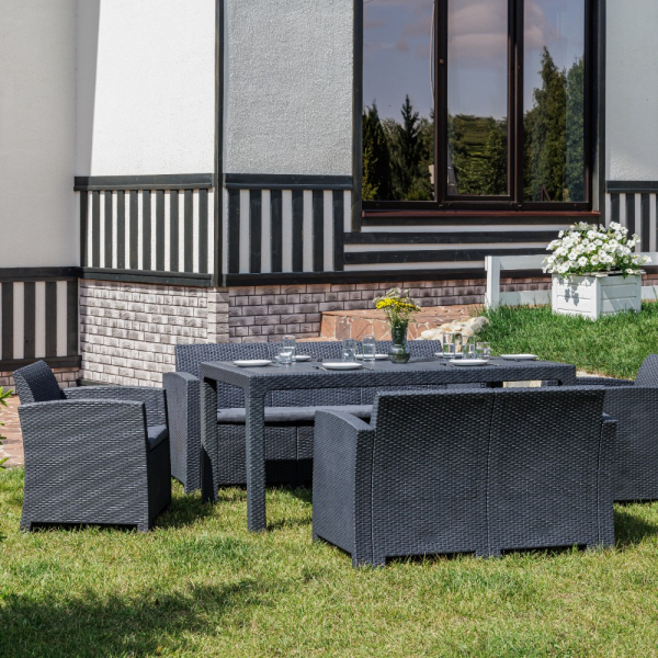 Комплект Royal Family GRAND LANA DINING L графит