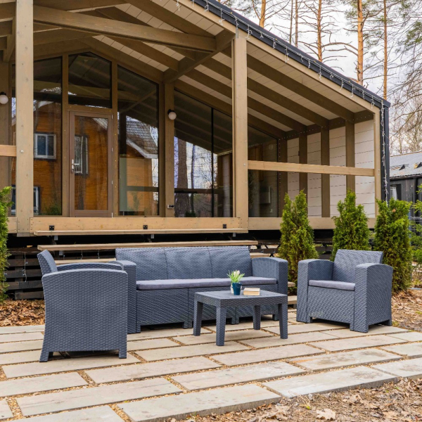 Комплект мебели Royal Family LANA LUX M графит