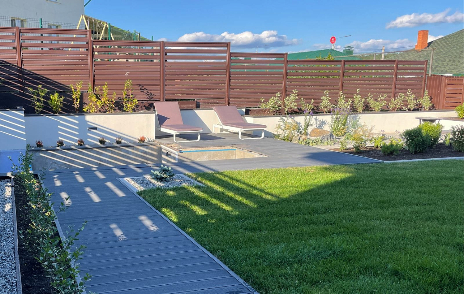 Villino шезлонг на алюминиевом каркасе