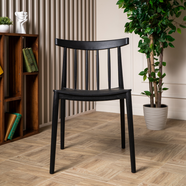 Стул из пластика RoyalFamily Kai (Кай) цвет черный