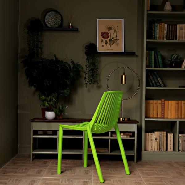 Стул из пластика RoyalFamily Nico (Нико) зеленый