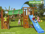 Детская игровая площадка Jungle Villa + Bridge Module