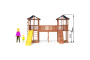 Детская площадка Спортивный городок 7 крыша тент