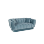 Диван Fabio двухместный велюровый бирюзовый