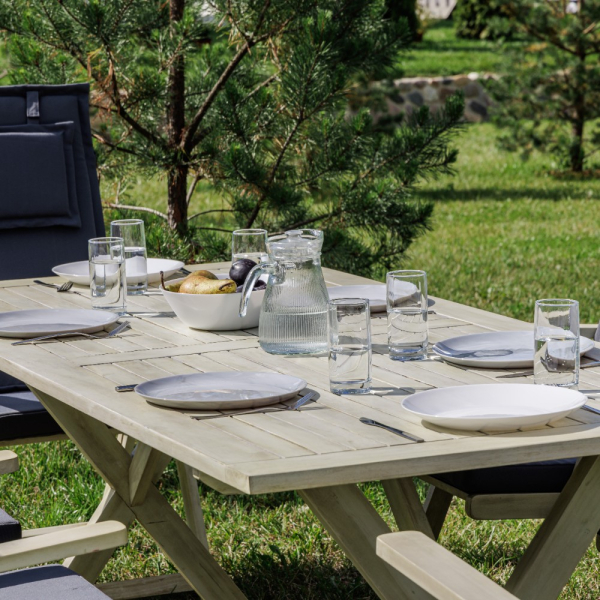 Обеденный комплект Royal Family CAMILLA белого цвета