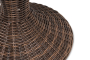 ЛЕВАНТЕ стол круглый из искусственного ротанга, цвет коричневый