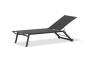 Visby лежак цвет антрацит, алюминий-текстилен