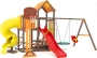 Детская площадка IgraGrad Панда Фани с балконом и трубой