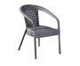 Стул плетеный DECO серый