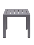 Стол уличный кофейный CAPRI, серый, 44*44*40