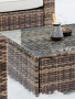 Плетеный столик для сада KARL Royal Family