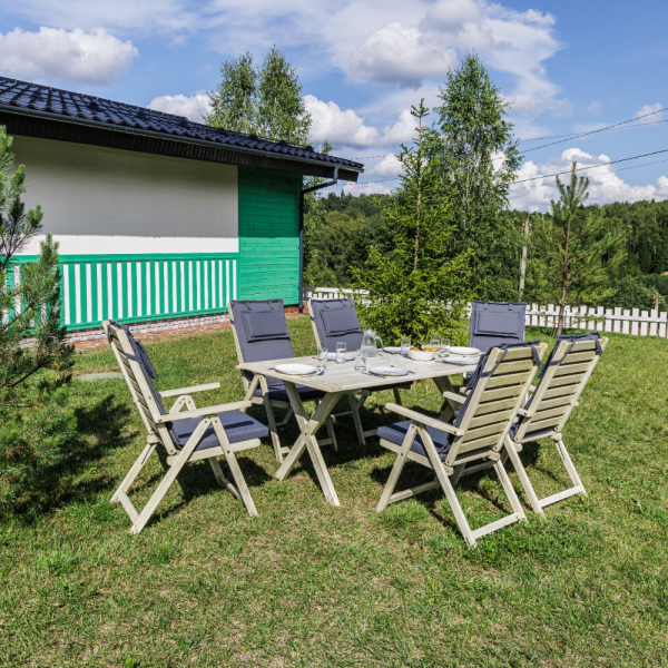 Обеденный комплект Royal Family CAMILLA белого цвета