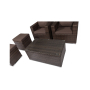 Лаунж зона MILAN (Милан) на 7 персон коричневого цвета