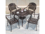 Dresden 4 комплект мебели из литого алюминия
