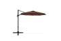 Рома шоколад Садовый алюминиевый зонт без подставки