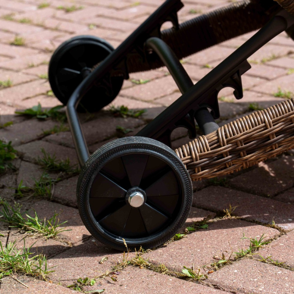 Комплект шезлонгов Royal Family AGATA без матраса в коричневом цвете