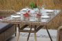 Обеденный стол Латте 160 (соломенный)