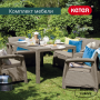 Комплект мебели Корфу Рест (Corfu rest) капучино