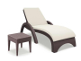 Шезлонг пластиковый GS 1009 (Fiji) коричневый