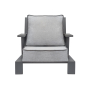 Набор садовой мебели KORFU / 3 предмета: 2 кресла, столик / серый (S2)