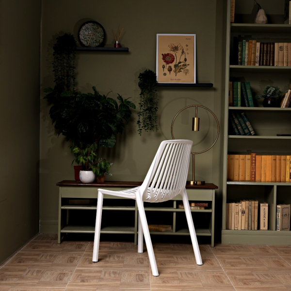 Пластиковый стул RoyalFamily Nico (Нико) белый