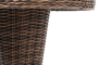 ЛЕВАНТЕ стол круглый из искусственного ротанга, цвет коричневый