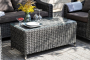 КОН ПАННА лаунж-зона из искусственного ротанга, цвет графит