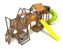 Детская площадка IgraGrad Панда Фани Мостик 2 с трубой 2,1 м