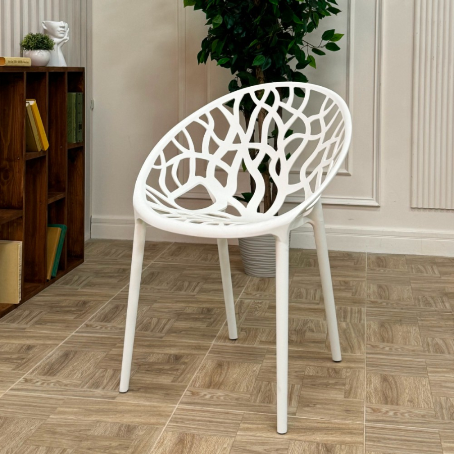 Комплект стол TOM (капучино) + 4 стула ARIA (белый)